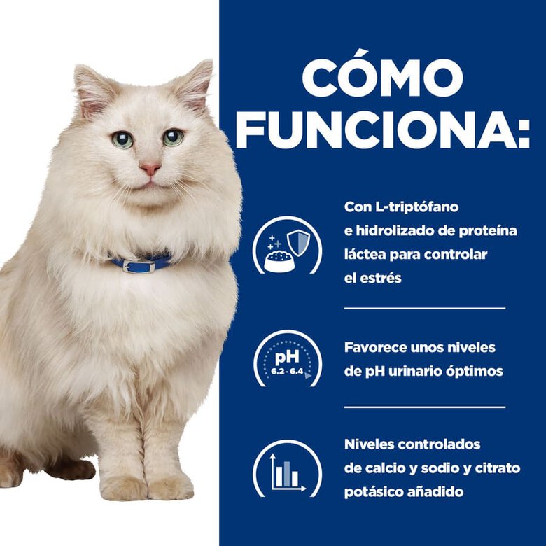 Hill's Prescription Diet Urinary Care c/d multicare stress pollo pienso para gatos, , large image number null